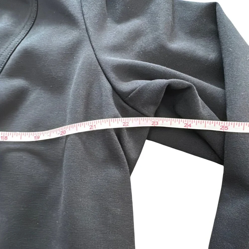 Chico's Blazer Chico's Womens Size XL 3 Black Solid Long Sleeve Jacket